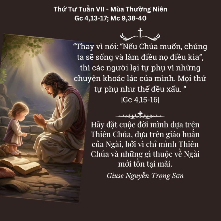 Thứ Tư Tuần VII - Mùa Thường Niên