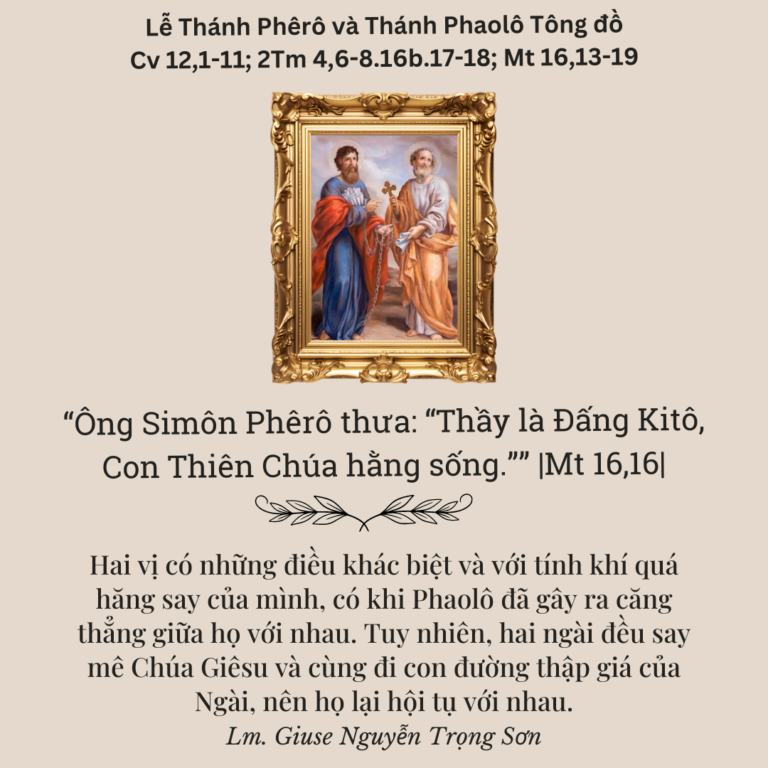 Lễ Thánh Phêrô và thánh Phaolô tông đồ