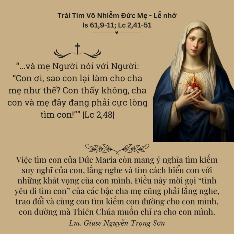 Trái Tim Vô Nhiễm Đức Mẹ