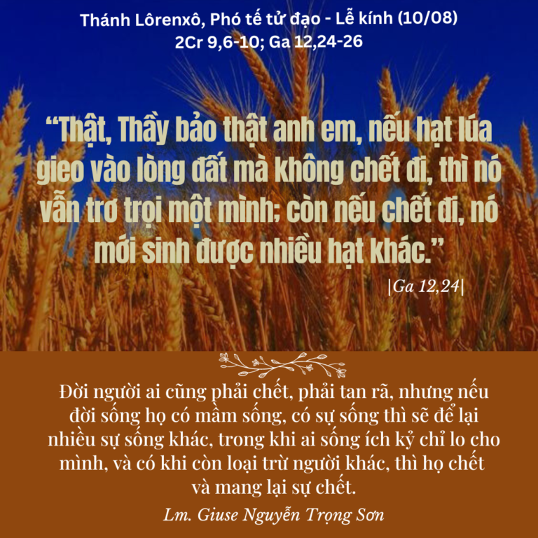 Thánh Lôrenxô, Phó tế tử đạo - Lễ kính (1008)