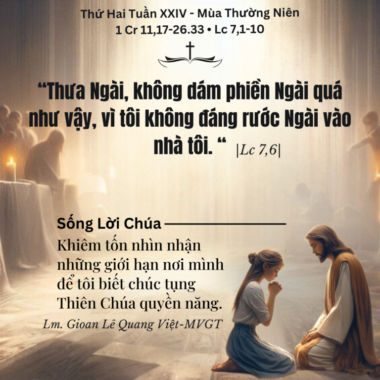 Thứ Hai Tuần XXIV - Mùa Thường Niên