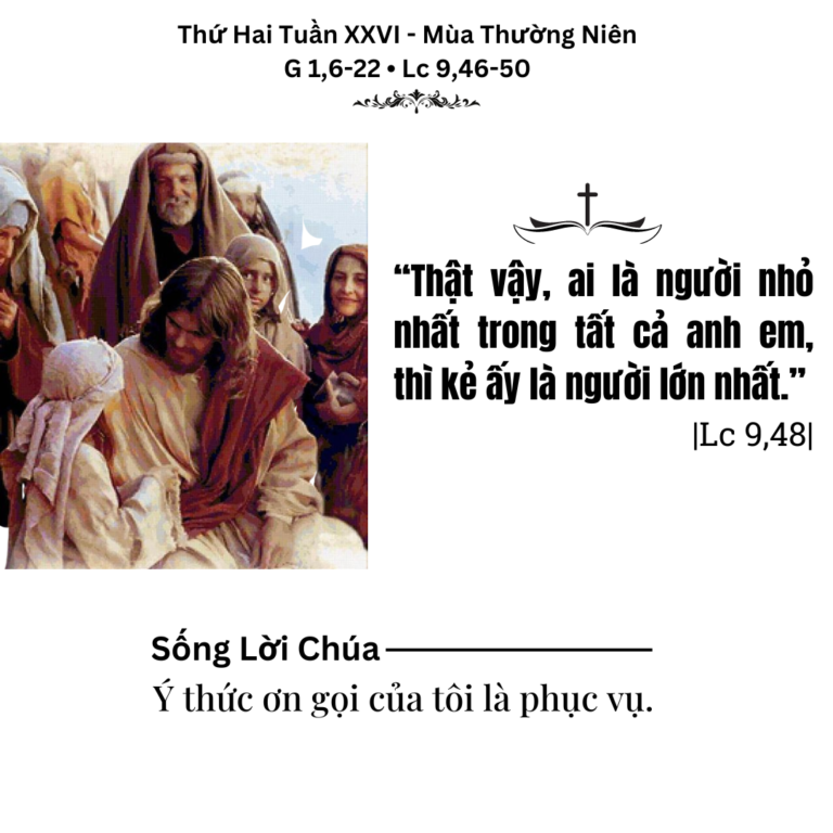 Thứ Hai Tuần XXVI - Mùa Thường Niên