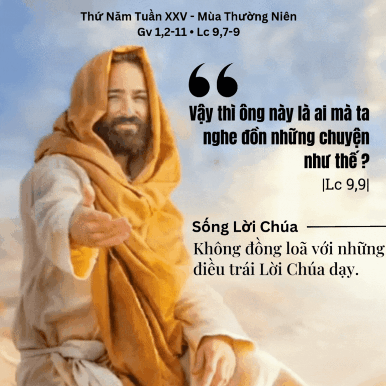 Thứ Năm Tuần XXV - Mùa Thường Niên