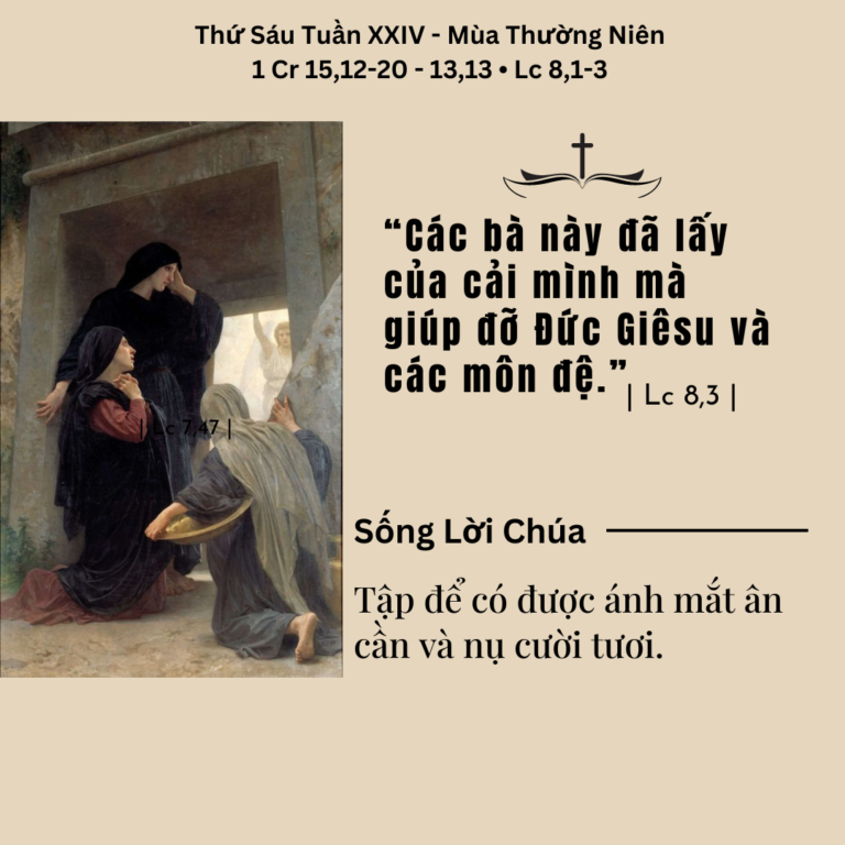 Thứ Sáu Tuần XXIV - Mùa Thường Niên