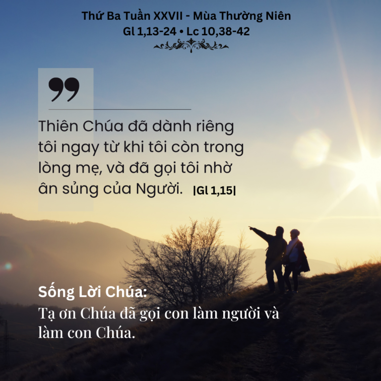 Thứ Ba Tuần XXVII - Mùa Thường Niên