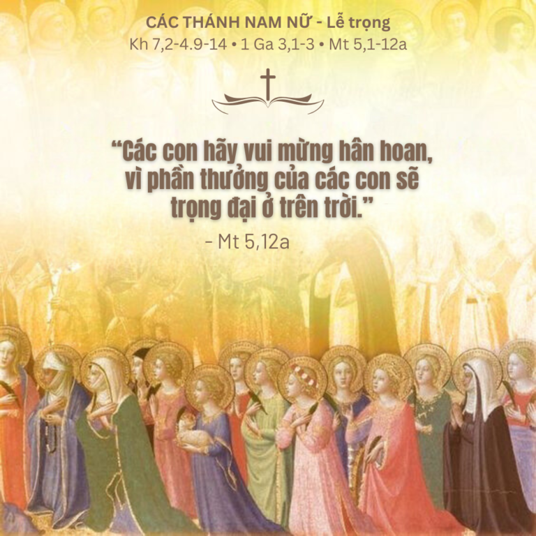 CÁC THÁNH NAM NỮ - Lễ trọng