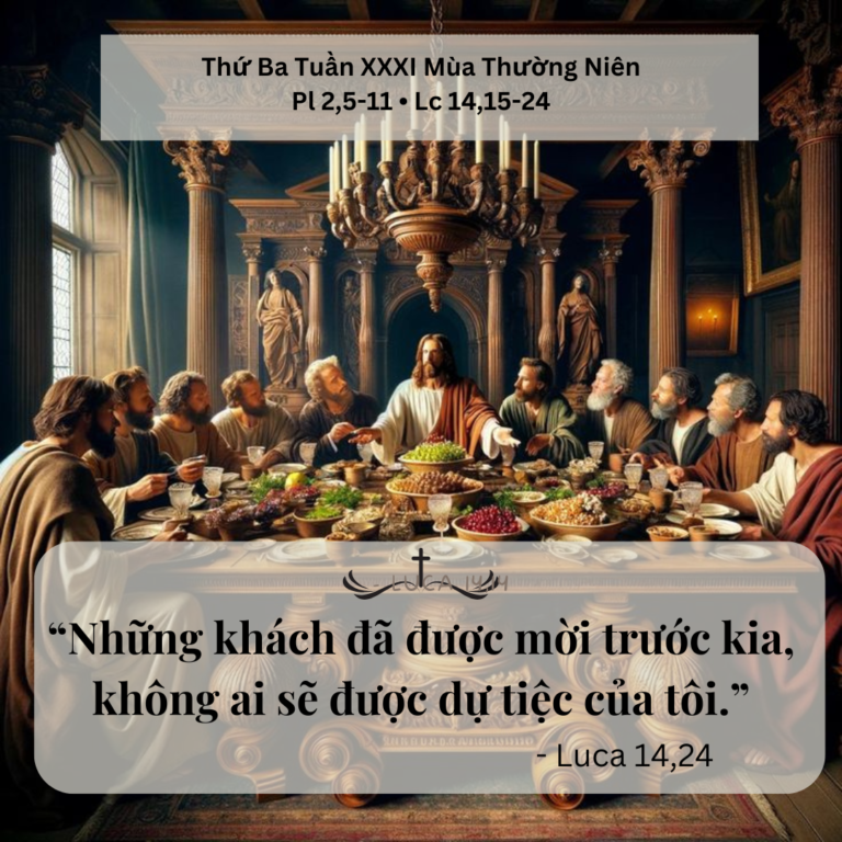 Thứ Ba Tuần XXXI Mùa Thường Niên