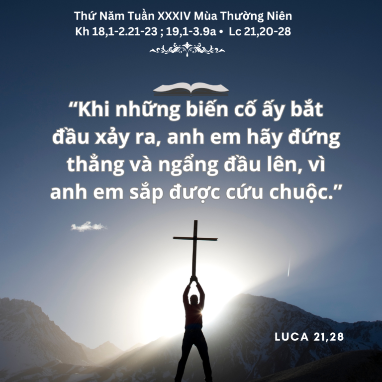 Thứ Năm Tuần XXXIV Mùa Thường Niên