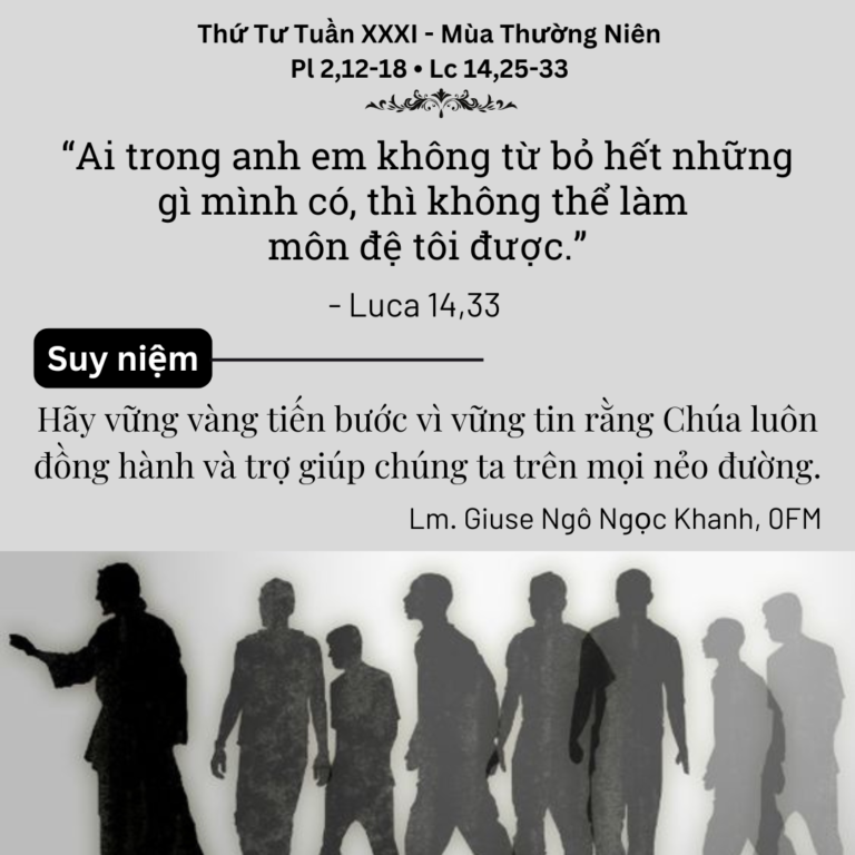 Thứ Tư Tuần XXXI - Mùa Thường Niên Ep 6,1-9 • Lc 13,22-30