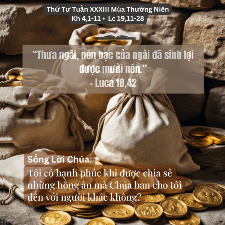 Thứ Tư Tuần XXXIII Mùa Thường Niên
