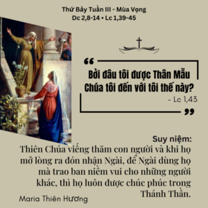 Thứ Bảy Tuần III - Mùa Vọng