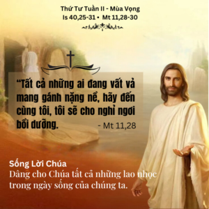 Thứ Tư Tuần II - Mùa Vọng