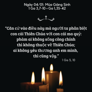 Ngày 0401 Mùa Giáng Sinh