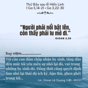 Thứ Bảy sau lễ Hiển Linh