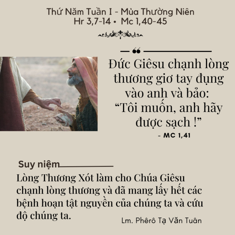 Thứ Năm Tuần I - Mùa Thường Niên