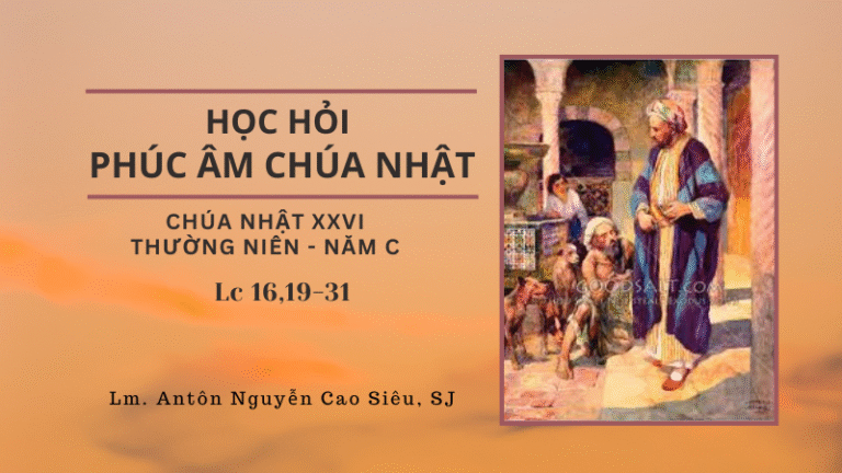HHPA_CHÚA NHẬT XXVI THƯỜNG NIÊN - NĂM C