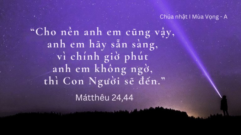 Chúa nhật I Mùa Vọng - A