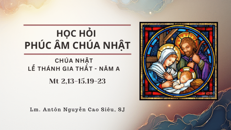 HỌC HỎI PHÚC ÂM CHÚA NHẬT_LE THANH GIA