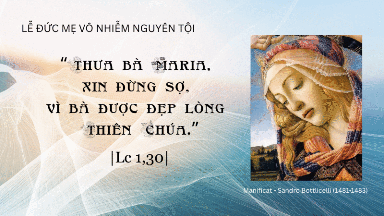 LỄ ĐỨC MẸ VÔ NHIỄM NGUYÊN TỘI