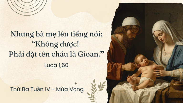 Thứ Ba Tuần IV - Mùa Vọng