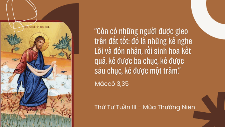 Thứ Tư Tuần III - Mùa Thường Niên