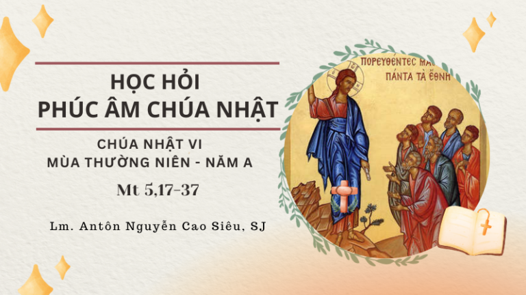 HỌC HỎI PHÚC ÂM CHÚA NHẬT VI TN A