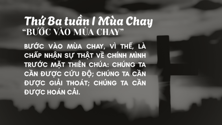 SNMC-Thứ Ba tuần I Mùa Chay
