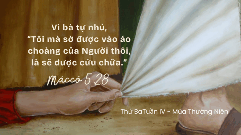 Thứ BaTuần IV - Mùa Thường Niên