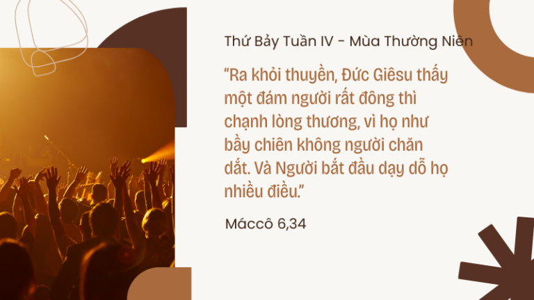 Thứ Bảy Tuần IV - Mùa Thường Niên