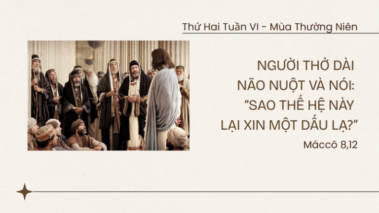 Thứ Hai Tuần VI - Mùa Thường Niên