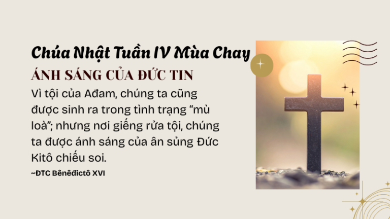 SNMC-Chúa Nhật Tuần IV Mùa Chay