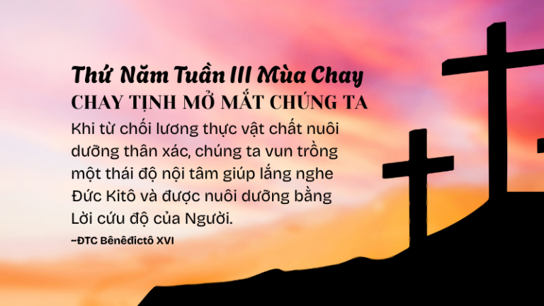 SNMC-Thứ Năm Tuần III Mùa Chay