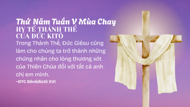 SNMC-Thứ Năm Tuần V Mùa Chay