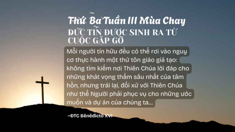 SNMC-Thứ SNMC-Thứ Ba Tuần III Mùa Chay