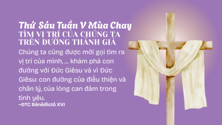 SNMC-Thứ Sáu Tuần V Mùa Chay