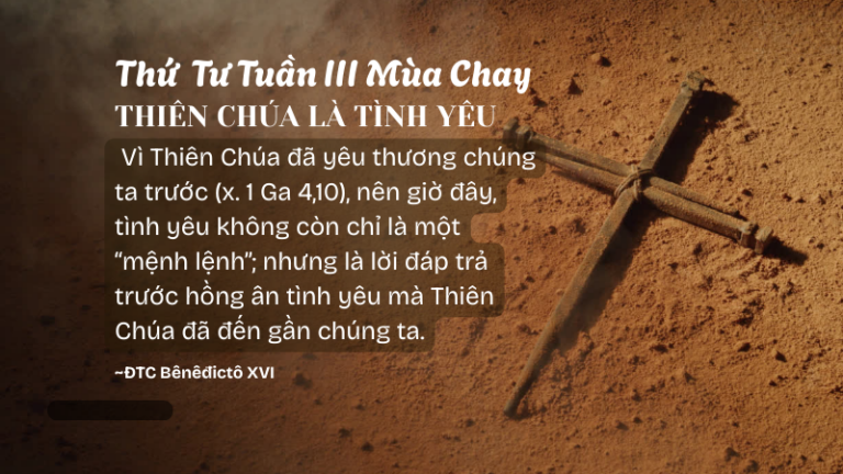 SNMC-Thứ Tư Tuần III Mùa Chay