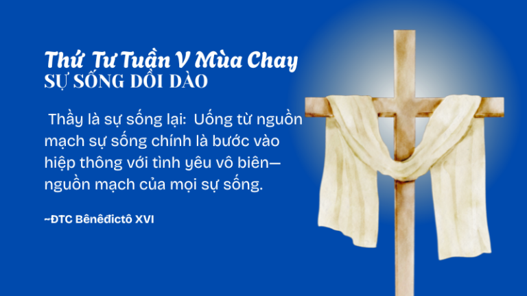 SNMC-Thứ Tư Tuần V Mùa Chay