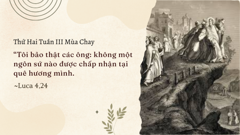 Thứ Hai Tuần III Mùa Chay