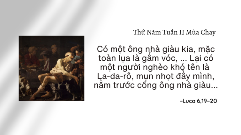 Thứ Năm Tuần II Mùa Chay