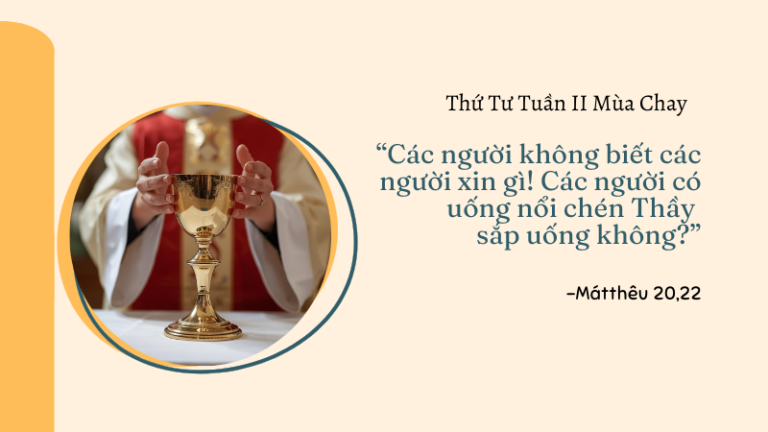 Thứ Tư Tuần II Mùa Chay