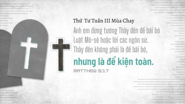 Thứ Tư Tuần III Mùa Chay