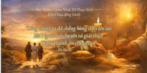 Suy Niệm Chúa Nhật III Phục Sinh A