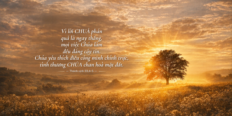 Thánh vịnh 33,4-5