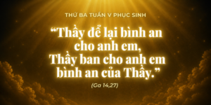 Thứ Ba Tuấn V Phục Sinh
